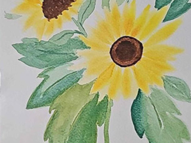 easter_exhibiton_2024_25 water colour colr art for sale flowers