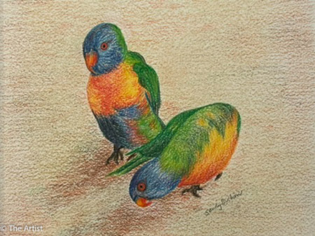 easter_exhibiton_2024_36 coloured pencil colored art for sale