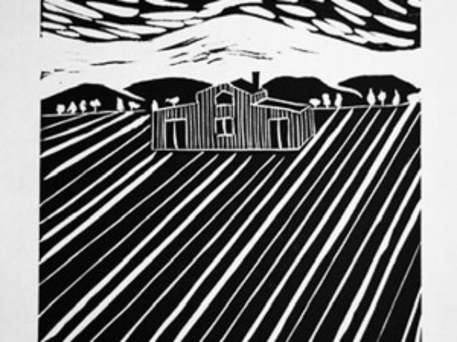 easter_exhibiton_2024_41 linocut on hosho paper art for sale